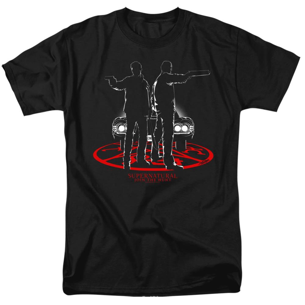Supernatural Silhouettes Men's 18/1 Cotton Short-Sleeve T-Shirt