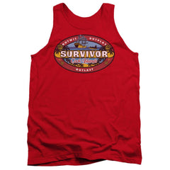 Survivor Cook Islands Men's 18/1 Cotton Tank Top