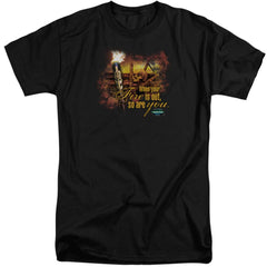Survivor Fires Out Men's 18/1 Tall Cotton SS T