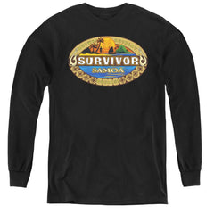 Survivor Samoa Logo Youth LS T