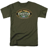 Survivor Tocantins Logo Men's 18/1 Cotton SS T
