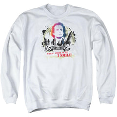 Taxi Smiling Jim Men's Crewneck 50 50 Poly Long-Sleeve T-Shirt