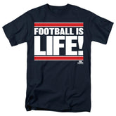 Ted Lasso Football Is Life Men's 18/1 Cotton Short-Sleeve T-Shirt