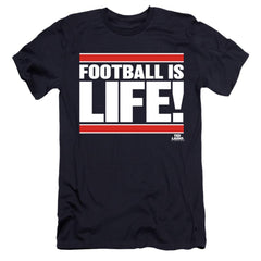 Ted Lasso Football Is Life Men's Ultra-Soft 30/1 Cotton Slim Short-Sleeve T-Shirt