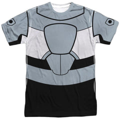 Teen Titans Go Cyborg Uniform Men's Regular Fit Polyester Short-Sleeve T-Shirt