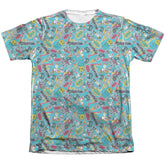 Teen Titans Go Pattern Men's Regular Fit Poly Cotton Short-Sleeve T-Shirt