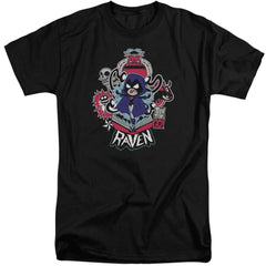Teen Titans Go Raven Men's 18/1 Tall Cotton Short-Sleeve T-Shirt