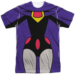 Teen Titans Go Raven Uniform Men's Regular Fit Polyester Short-Sleeve T-Shirt