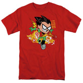 Teen Titans Go Robin Men's 18/1 Cotton Short-Sleeve T-Shirt
