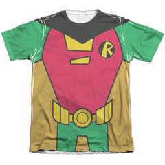 Teen Titans Go Robin Uniform Men's Regular Fit Poly Cotton Short-Sleeve T-Shirt