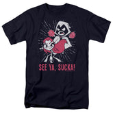 Teen Titans Go Suckas Men's 18/1 Cotton Short-Sleeve T-Shirt