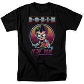 Teen Titans Go To The Movies Robin Men's 18/1 Cotton Short-Sleeve T-Shirt