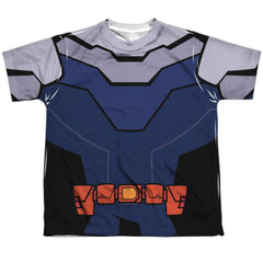 Teen Titans Go To The Movies Slade Uniform Youth Regular Fit Poly Short-Sleeve T-Shirt