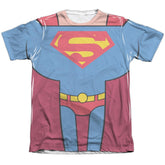 Teen Titans Go To The Movies Superman Uniform Men's Regular Fit Poly Cotton Short-Sleeve T-Shirt