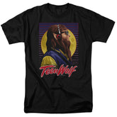 Teen Wolf Headphone Wolf Men's 18/1 Cotton Short-Sleeve T-Shirt