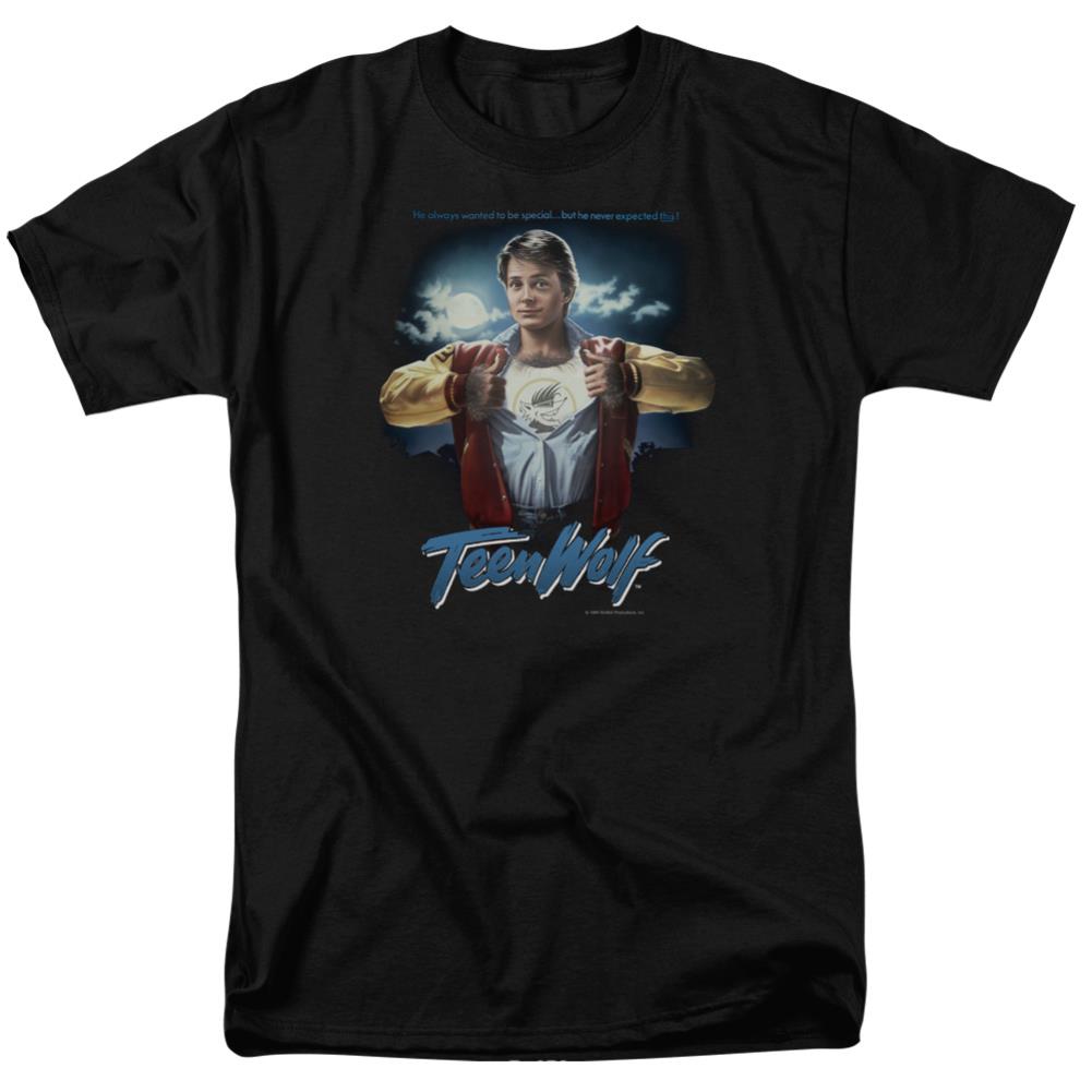 Teen Wolf Poster Men's 18/1 Cotton Short-Sleeve T-Shirt