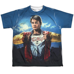 Teen Wolf Poster Sub Youth Regular Fit Poly Short-Sleeve T-Shirt