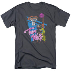 Teen Wolf Slam Dunk Men's 18/1 Cotton Short-Sleeve T-Shirt