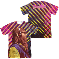 Teen Wolf Wolf Rays (Front/Back Print) Men's Regular Fit Polyester Short-Sleeve T-Shirt