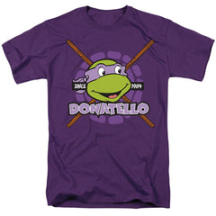 Teenage Mutant Ninja Turtles Donatello Since 1984 Men's 18/1 Cotton Short-Sleeve T-Shirt