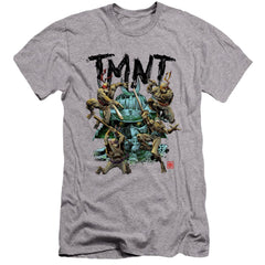 Teenage Mutant Ninja Turtles Feudal Japan Men's Ultra-Soft 30/1 Cotton Slim Short-Sleeve T-Shirt