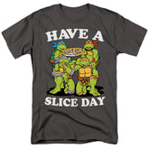 Teenage Mutant Ninja Turtles Have A Slice Day Men's 18/1 Cotton Short-Sleeve T-Shirt