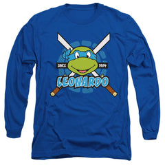 Teenage Mutant Ninja Turtles Leonardo Since 1984 Men's 18/1 Cotton Long-Sleeve T-Shirt