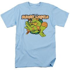 Teenage Mutant Ninja Turtles Party Dude Michelangelo Men's 18/1 Cotton Short-Sleeve T-Shirt