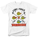 Teenage Mutant Ninja Turtles Pizza Is Forever Men's 18/1 Cotton Short-Sleeve T-Shirt