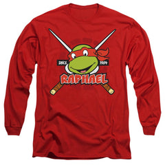 Teenage Mutant Ninja Turtles Raphael Since 1984 Men's 18/1 Cotton Long-Sleeve T-Shirt