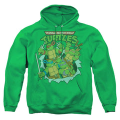 Teenage Mutant Ninja Turtles Retro Group Men's Pull-Over 75 25 Poly Hoodie