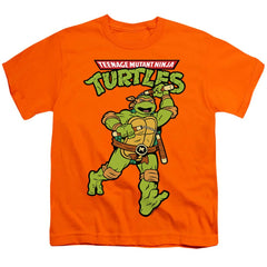 Teenage Mutant Ninja Turtles Retro Mikey Youth 18/1 100% Cotton Short-Sleeve T-Shirt