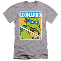 Teenage Mutant Ninja Turtles Tmnt Leo Men's Ultra-Soft 30/1 Cotton Slim Short-Sleeve T-Shirt