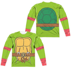 Teenage Mutant Ninja Turtles Tmnt Raphael Costume Men's Regular Fit Polyester Long-Sleeve T-Shirt