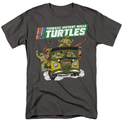 Teenage Mutant Ninja Turtles Tmnt Van Men's 18/1 Cotton Short-Sleeve T-Shirt