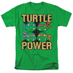 Teenage Mutant Ninja Turtles Turtle Power Men's 18/1 Cotton Short-Sleeve T-Shirt