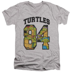 Teenage Mutant Ninja Turtles Turtles 84 Men's 30/1 Cotton Slim V-Neck T-Shirt