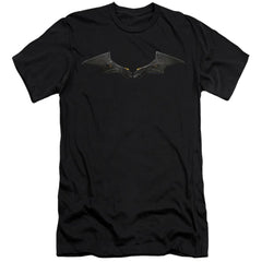 The Batman (2022) Chest Logo Men's Ultra-Soft 30/1 Cotton Slim SS T