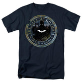The Batman (2022) Gotham Seal Men's 18/1 Cotton SS T