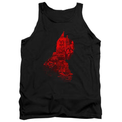 The Batman (2022) News Silhouette Men's 18/1 Cotton Tank Top