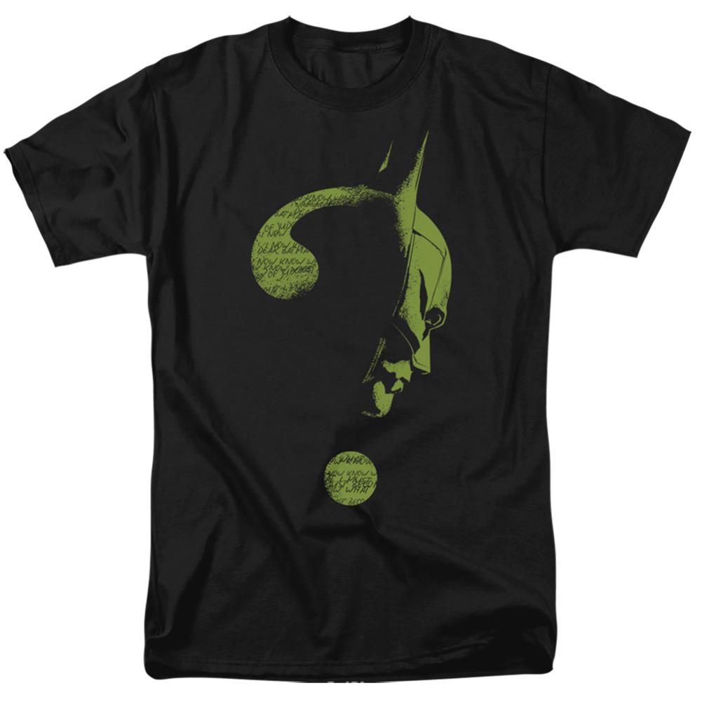 The Batman (2022) Question Mark Men's 18/1 Cotton SS T