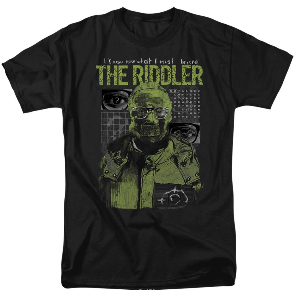 The Batman (2022) Riddler Illustration Men's 18/1 Cotton SS T