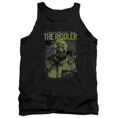 The Batman (2022) Riddler Illustration Men's 18/1 Cotton Tank Top