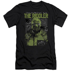 The Batman (2022) Riddler Illustration Men's Ultra-Soft 30/1 Cotton Slim SS T