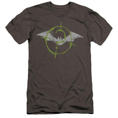 The Batman (2022) Scribbles Bat Logo Men's Ultra-Soft 30/1 Cotton Slim SS T