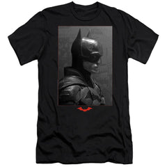 The Batman (2022) Worn Portrait Men's Ultra-Soft 30/1 Cotton Slim SS T