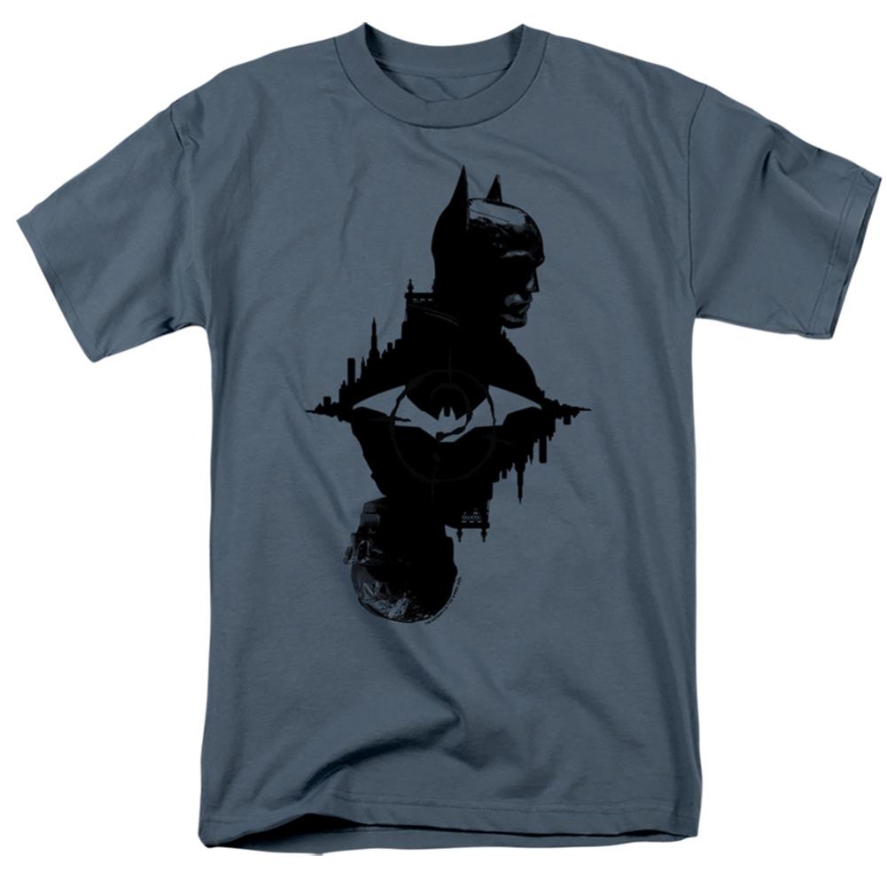 The Batman And The Riddler Men's 18/1 Cotton SS T