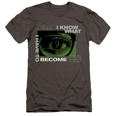 The Batman Become The Riddler Men's Ultra-Soft 30/1 Cotton Slim SS T