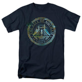 The Batman City Of Gotham Men's 18/1 Cotton SS T