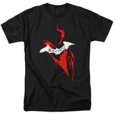 The Batman Hand Drawn Silhouette Men's 18/1 Cotton SS T